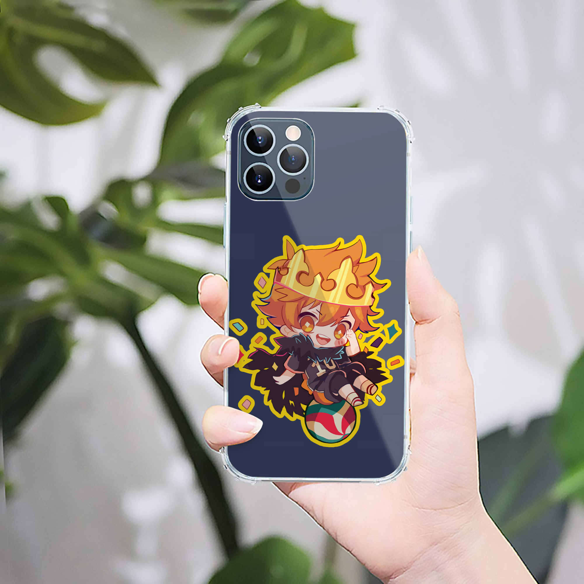 （画像用） ハイキュー!! Haikyu!! 【iPhone 12シリーズ対応】透明スマホケース（クリアソフトケース）